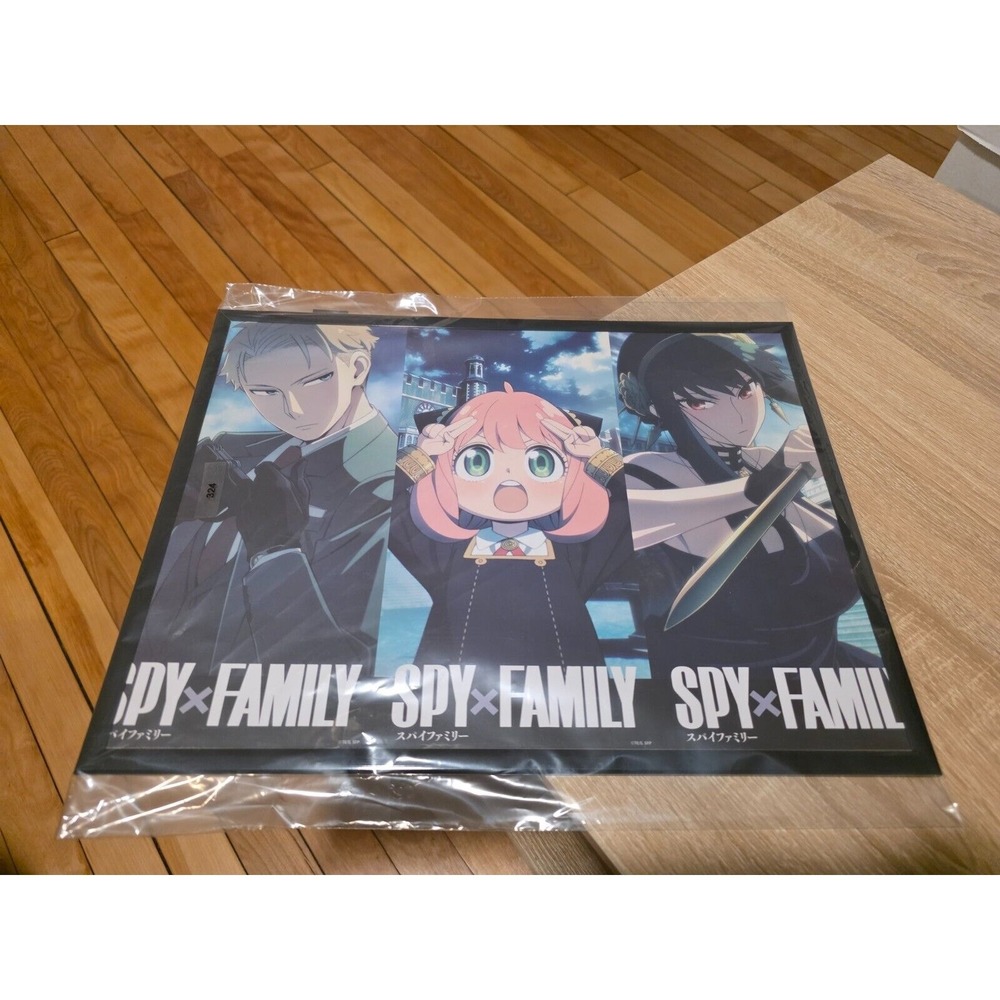 Spy x Family Framed Anime Poster Loid Anya Yor Forger Wall Art‎ Black Frame